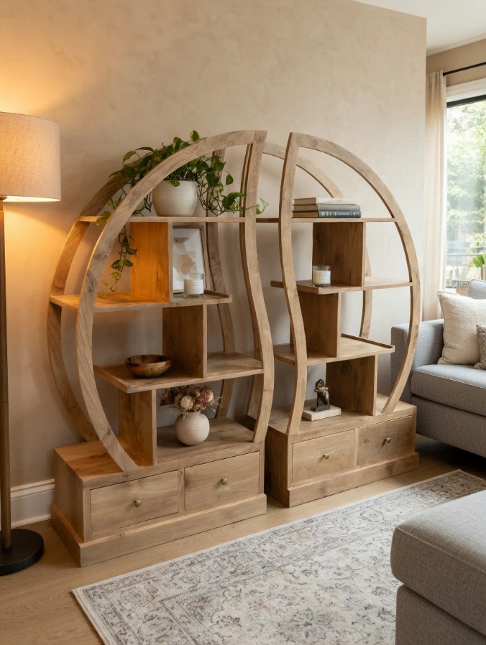 étagère teck belgique