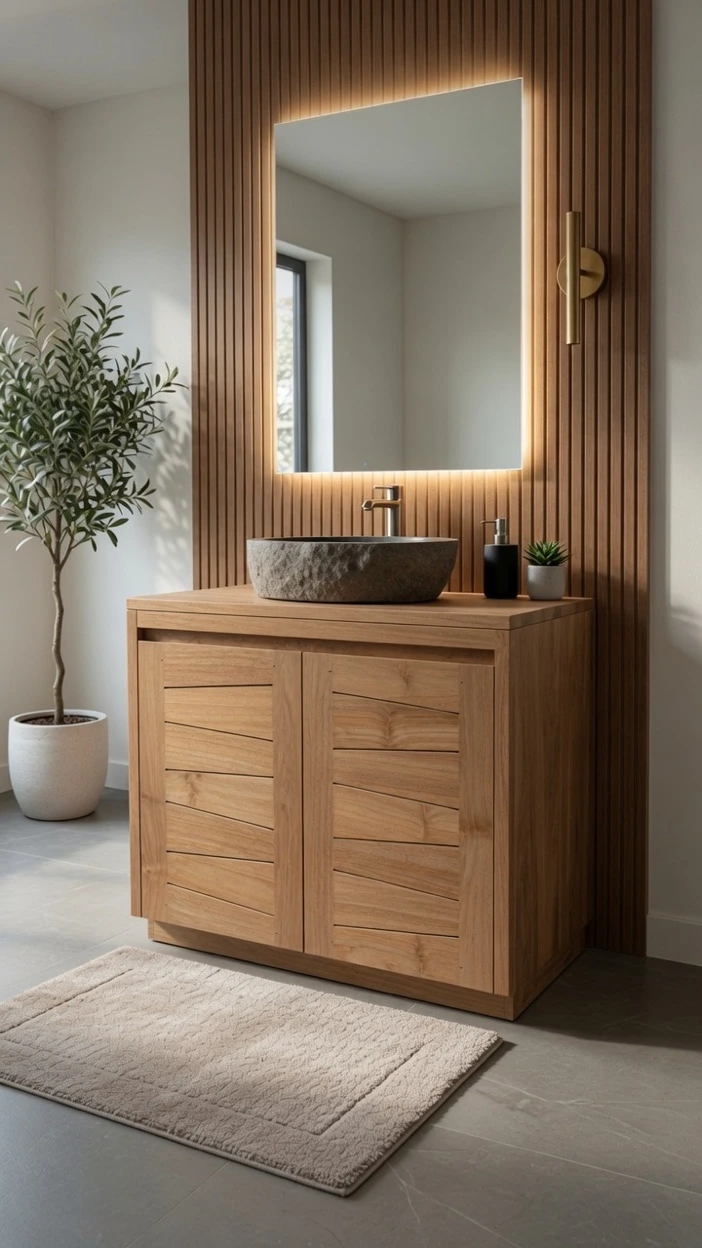 meuble salle de bain vasque